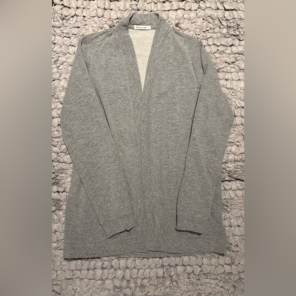 Marine Layer Gray Women's Open Front Cardigan